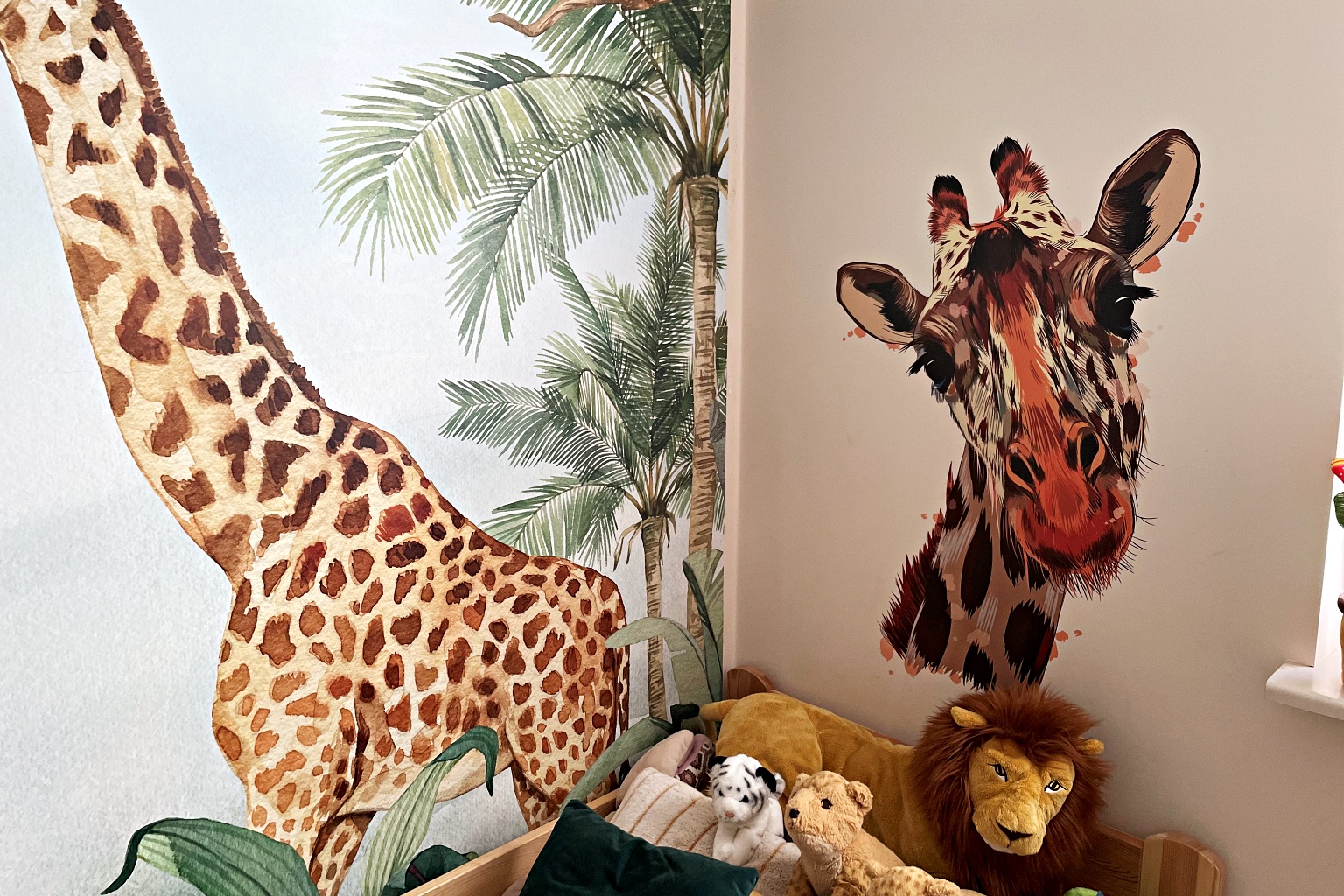 muurprint-kinderkamer-giraffe